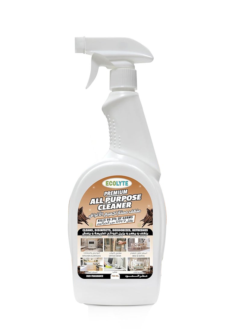 ECOLYTE+ Premium All Purpose Cleaner - Oud Scent - Image 1